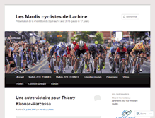 Tablet Screenshot of mardiscyclistes.net